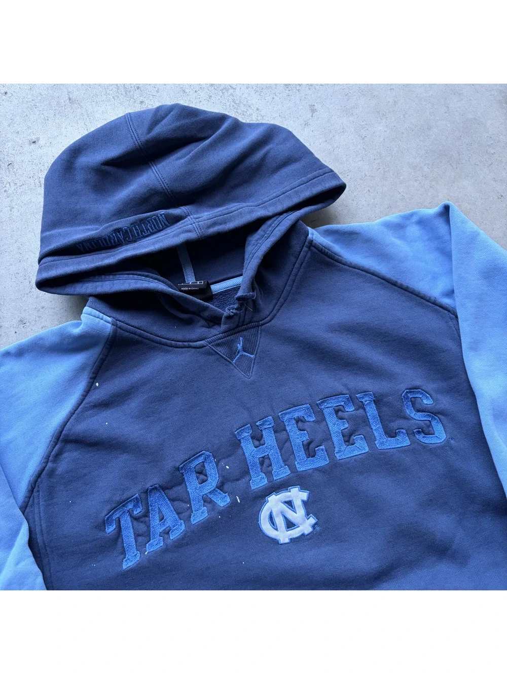 Jordan Tar Heels Hoodie Sweatshirt Size Large